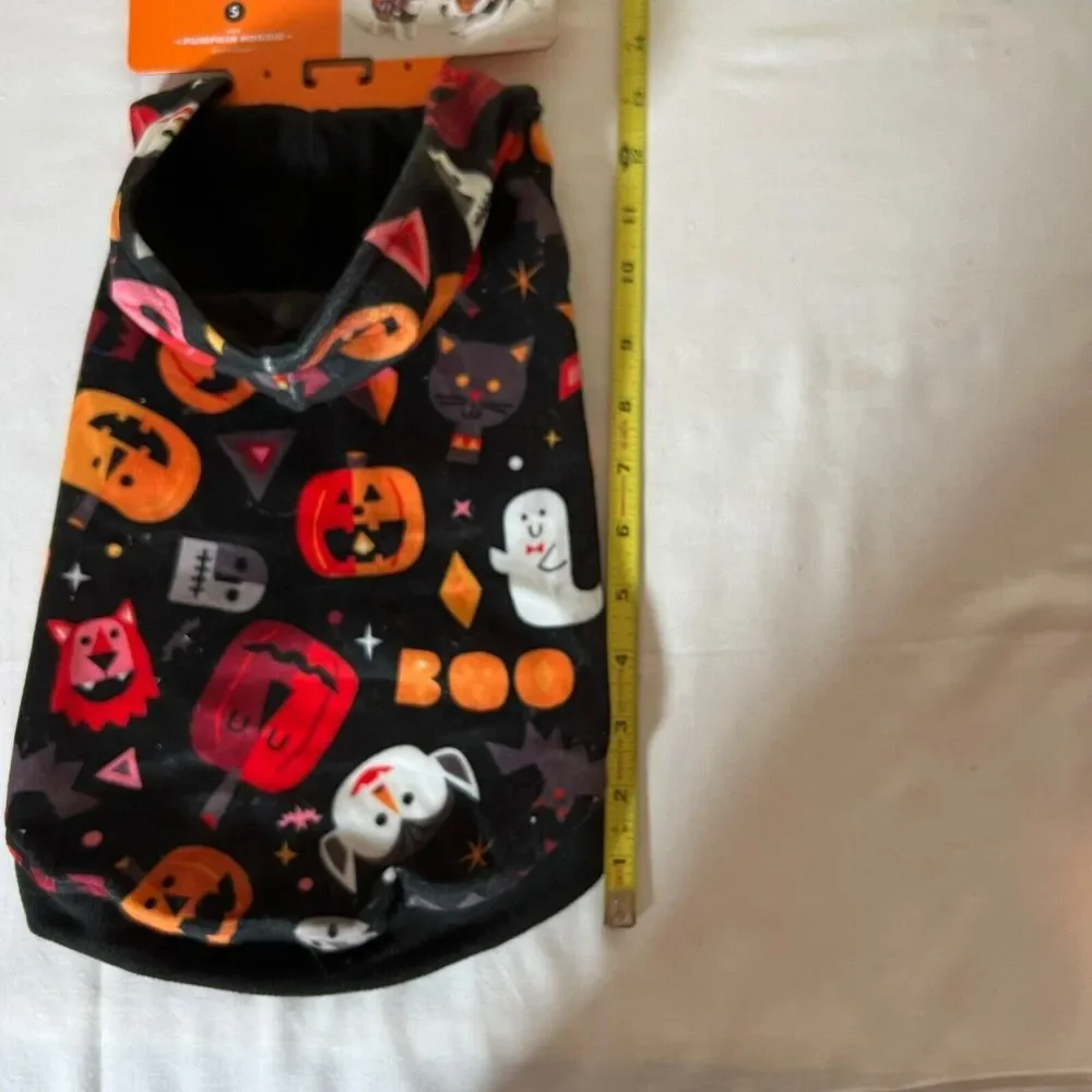 Halloween Pet Hoodie Costume‎ Pumpkin Ghost Vampire Siz Small